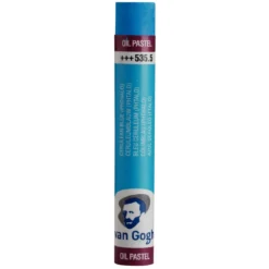 V Gogh oil pastel Cer. Blue 2