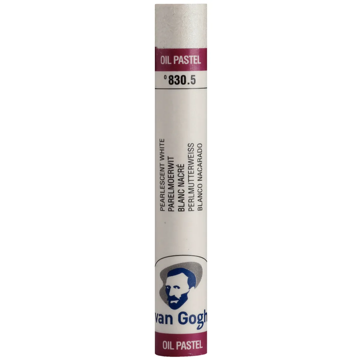 V Gogh oil pastel Pearl white