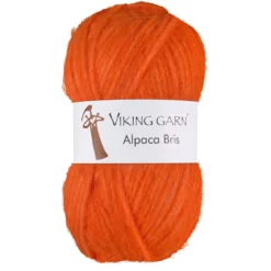 Viking Garn Alpaca Bris 50g orange 371