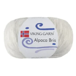 Viking Garn Alpaca Bris 50g pärlgrå 312