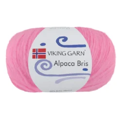 Viking Garn Alpaca Bris 50g rosa 361
