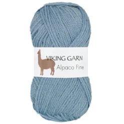 Viking Garn Alpaca Fine 50g blå 621