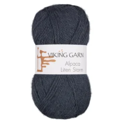 Viking Garn Alpaca Liten Storm 50g jeansblå 727