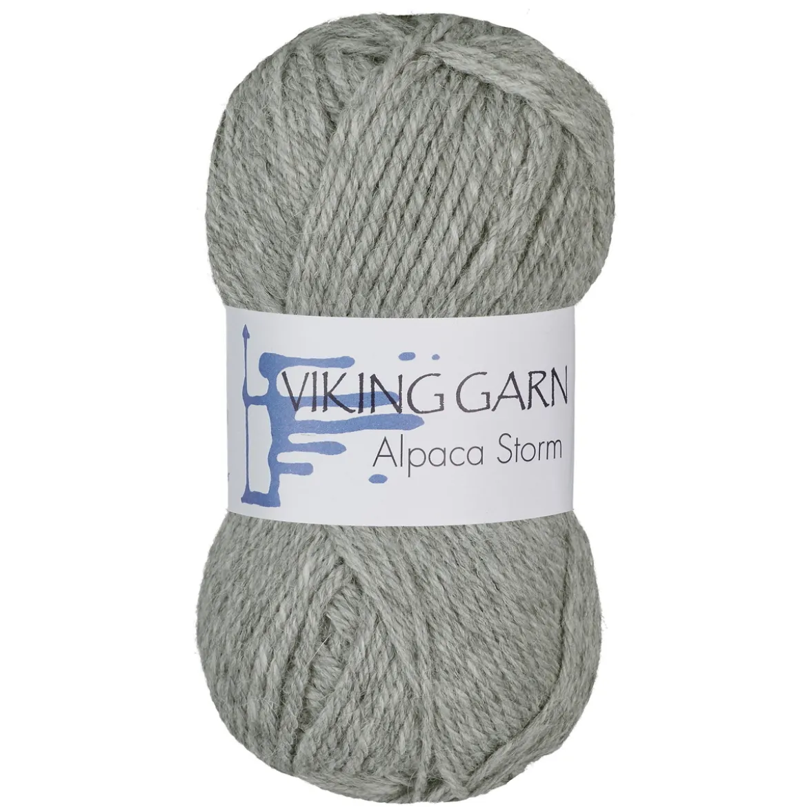 Viking Garn Alpaca Storm 50g ljusgrå 513