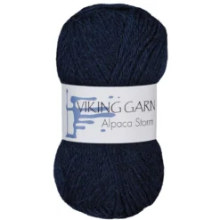 Viking Garn Alpaca Storm 50g marinblå 526