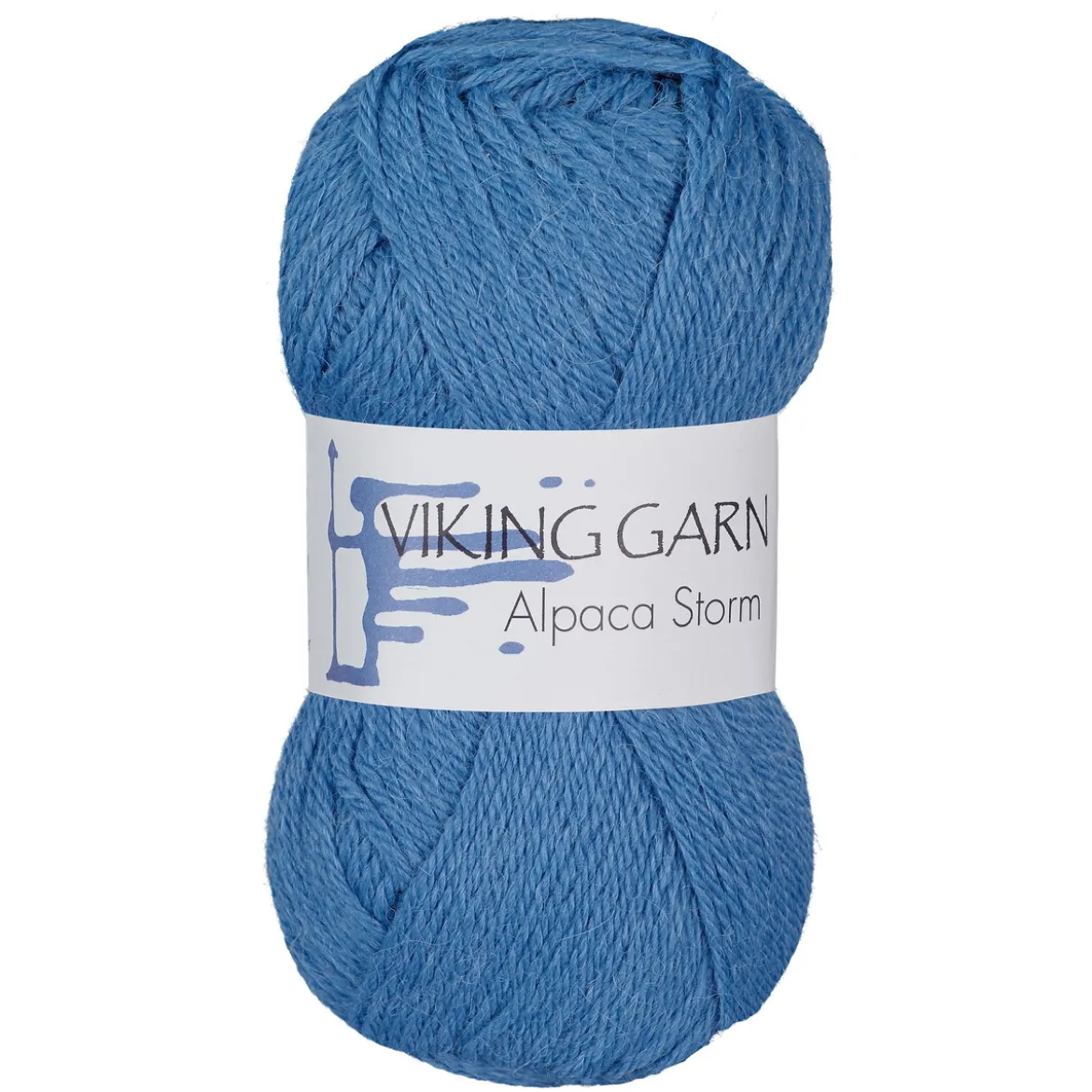 Viking Garn Alpaca Storm 50g mellanblå 523