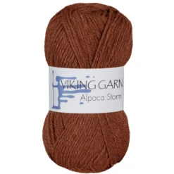 Viking Garn Alpaca Storm 50g rost 552