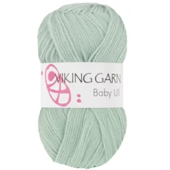 Viking Garn Baby Ull 50g mintgrön 337