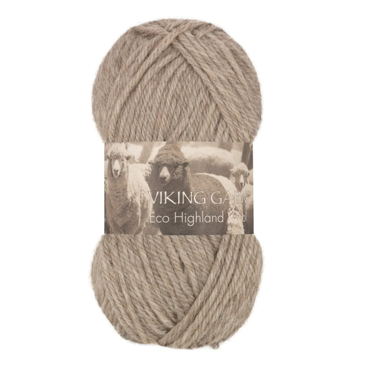 Viking Garn Eco Highland Wool 50g beige 207