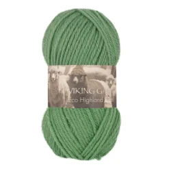 Viking Garn Eco Highland Wool 50g grön 232