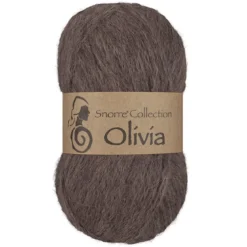 Viking Garn Olivia 50g brun