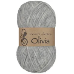 Viking Garn Olivia 50g grå