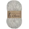Viking Garn Olivia 50g ljusgrå