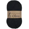 Viking Garn Olivia 50g svart