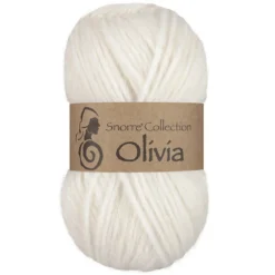 Viking Garn Olivia 50g vit