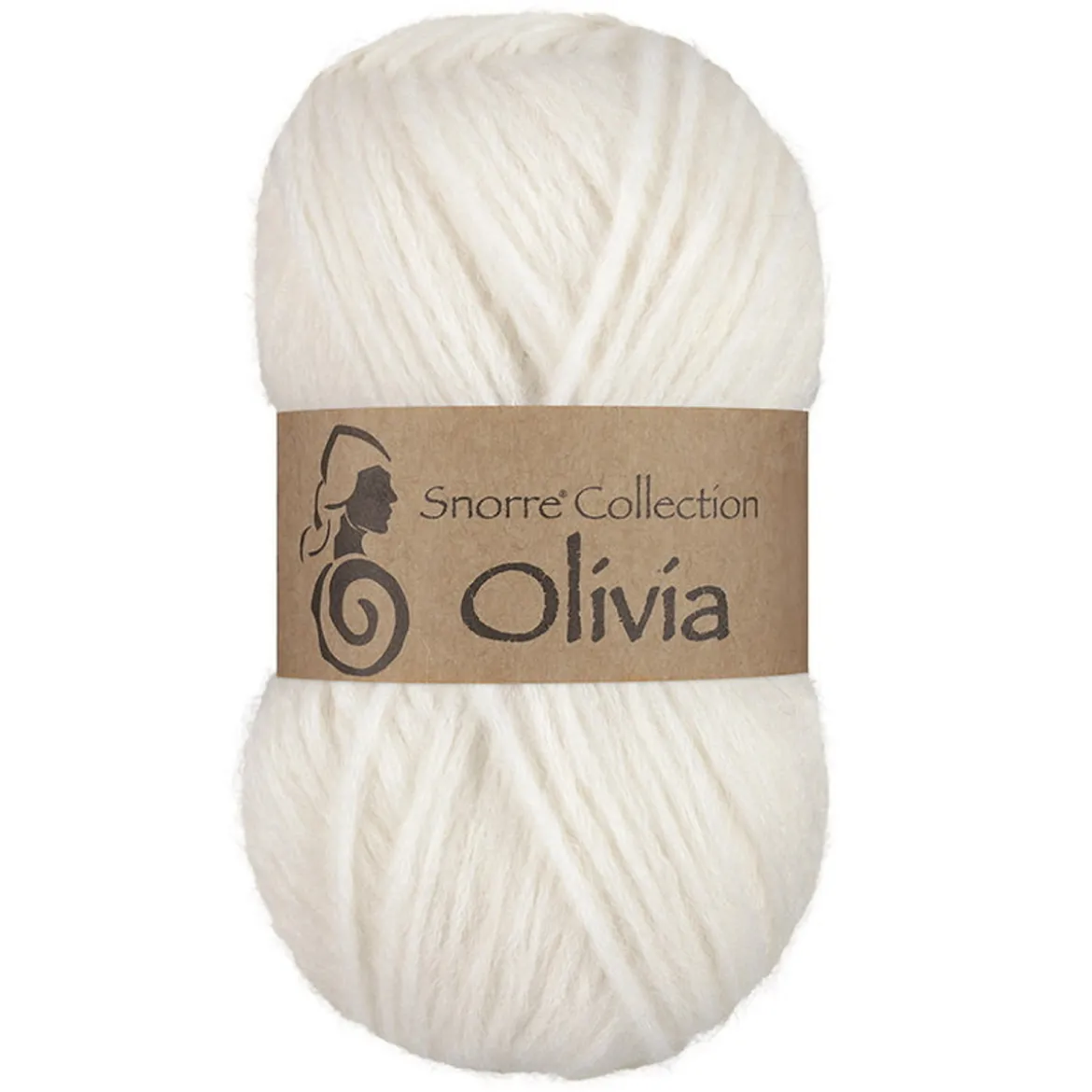 Viking Garn Olivia 50g vit