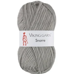 Viking Garn Snorre 100g ljusgrå 213
