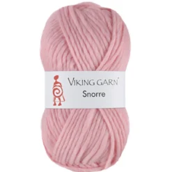 Viking Garn Snorre 100g ljusrosa 263