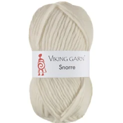 Viking Garn Snorre 100g naturvit 202