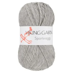 Viking Garn Sportsragg 50g ljusgrå 513