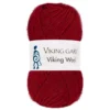 Viking Garn Wool 50g röd 560