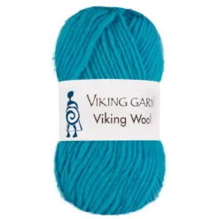 Viking Garn Wool 50g turkos 528