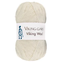 Viking Garn Wool 50g vit 500