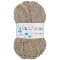 Viking Hobbygarn 50g beige 907