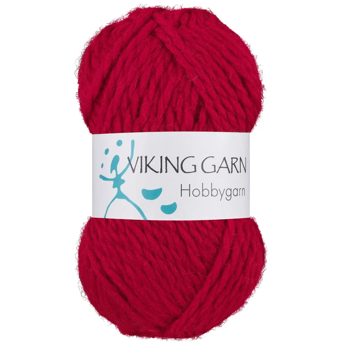 Viking Hobbygarn 50g mörkröd 960