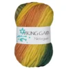Viking Naturgarn 50g gul/grön 634