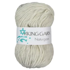 Viking Naturgarn 50g ljusgrå 611