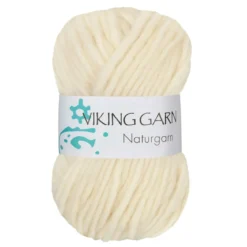 Viking Naturgarn 50g vit 600