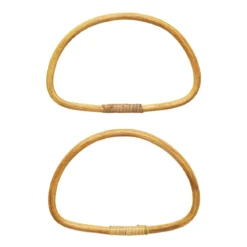 Väskhandtag av bambu 2 st. 19×12,5 cm