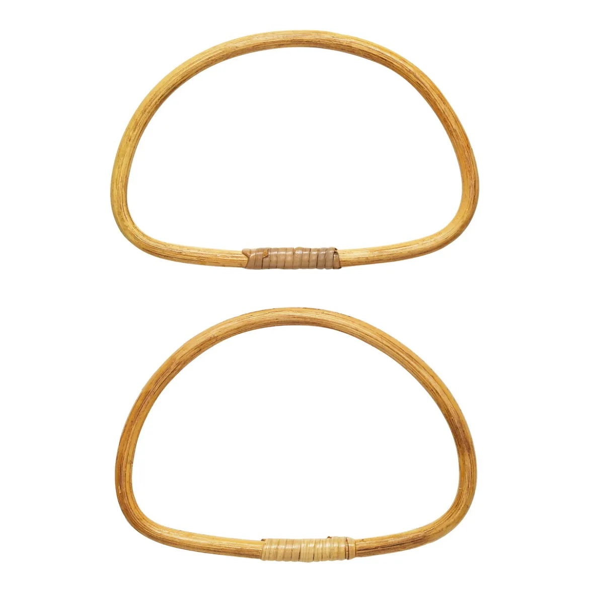 Väskhandtag av bambu 2 st. 19×12,5 cm