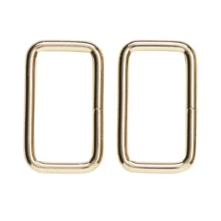 Väskspänne 2-pack – 47×23 mm, guldfärgad. Max rembredd 45 mm