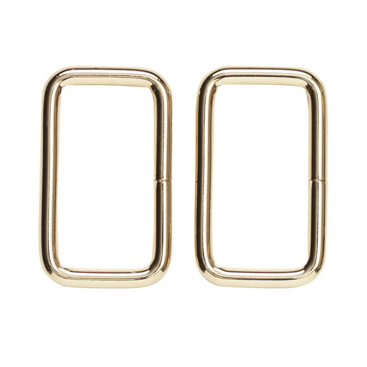 Väskspänne 2-pack – 47×23 mm, guldfärgad. Max rembredd 45 mm