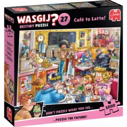 Wasgij pussel #27 Caffe to Latte! 1000 bitar, 68×49 cm