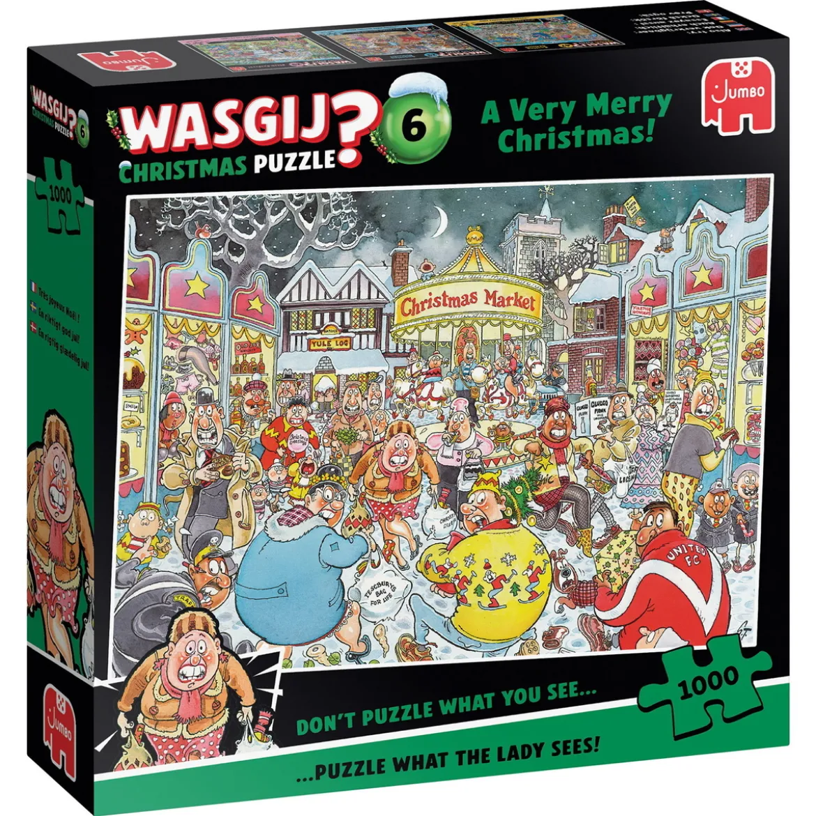 Wasgij pussel #6 Christmas – A Very Merry Christmas! 1000 bitar, 68×49 cm