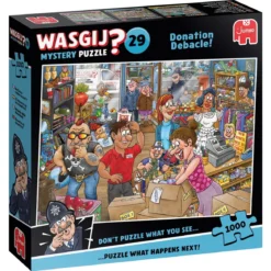 Wasgij pussel #29 Donation Debacle! 1000 bitar, 68×49 cm