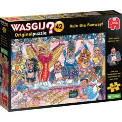 Wasgij pussel #42 – Rule the runway! 1000 bitar, 49×68 cm