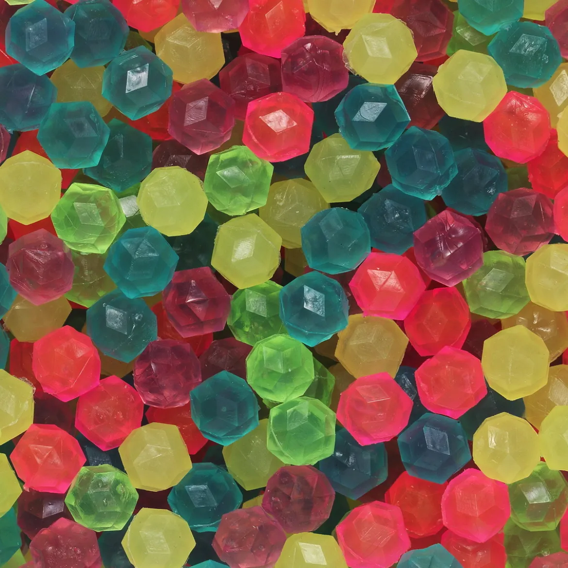 Waterbeads 800-pack Crystal, vattenpärlor i 5 olika färger