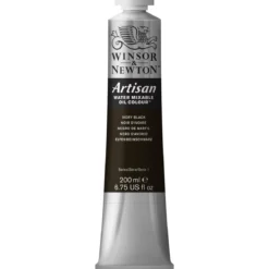 Winsor & Newton Artisan vattenlöslig oljefärg 200 ml Lamp Black 337