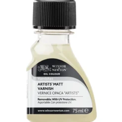 Winsor & Newton Artists' Matt Varnish 75 ml, skyddande matt fernissa