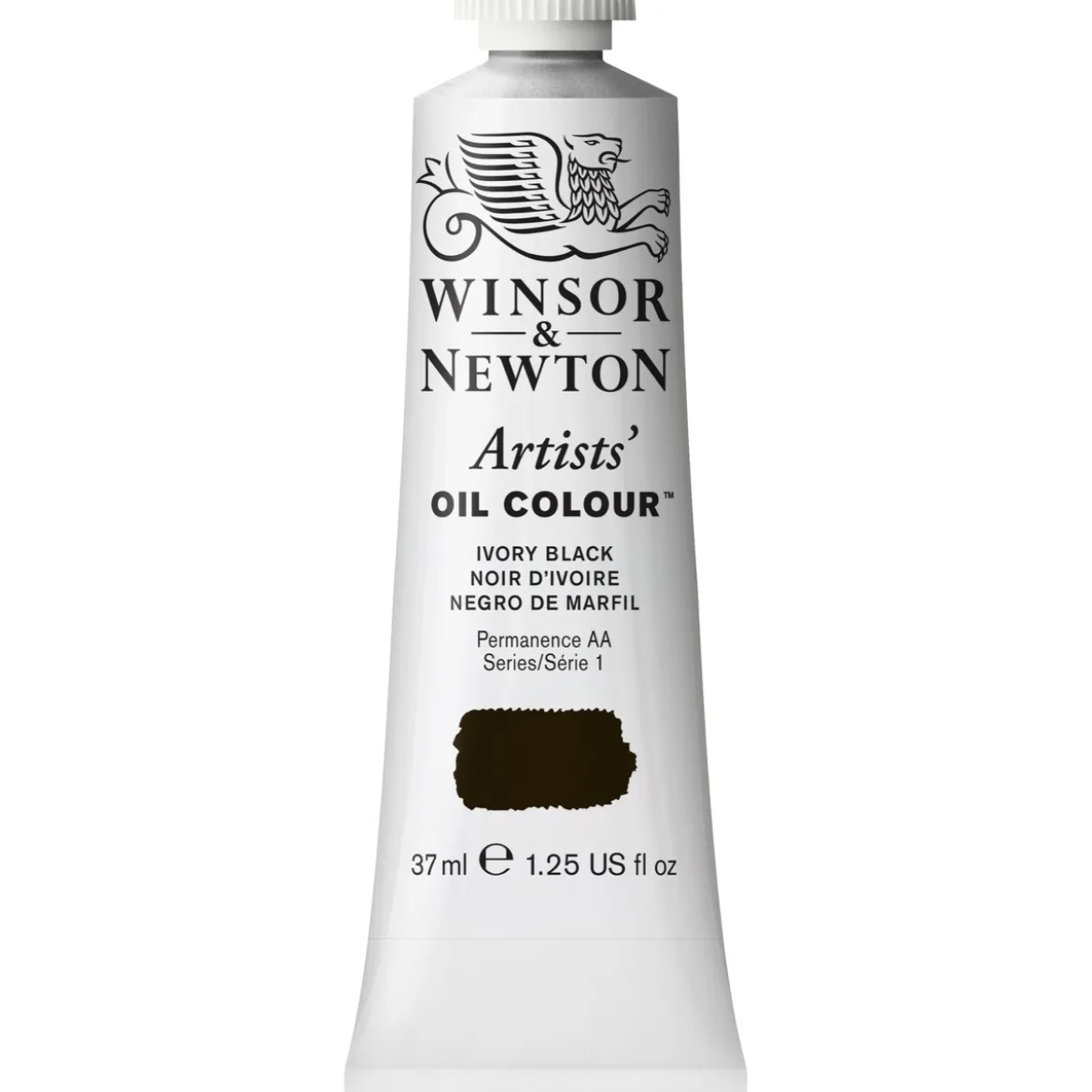 Winsor & Newton Artists' oljefärg 37 ml Ivory Black 331