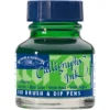 Winsor & Newton Calligraphy Ink, Transparent 30 ml Light Blue 350