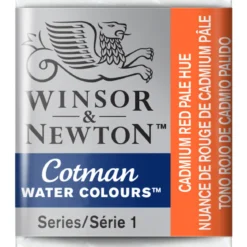 Winsor & Newton Cotman akvarellfärg halvkopp Cadmium Red Pale Hue 103