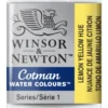 Winsor & Newton Cotman akvarellfärg halvkopp Lemon Yellow Hue 346