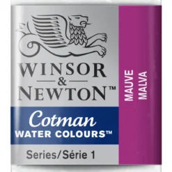 Winsor & Newton Cotman akvarellfärg halvkopp Mauve 398