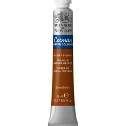 Winsor & Newton Cotman akvarellfärg 8 ml Burnt Umber 076