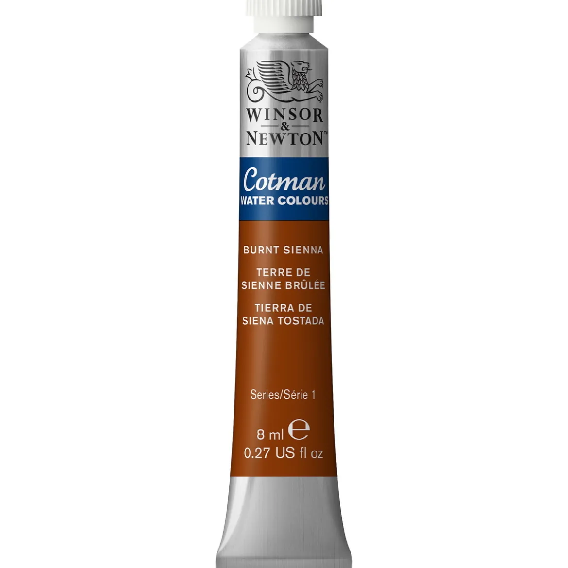 Winsor & Newton Cotman akvarellfärg 8 ml Burnt Umber 076